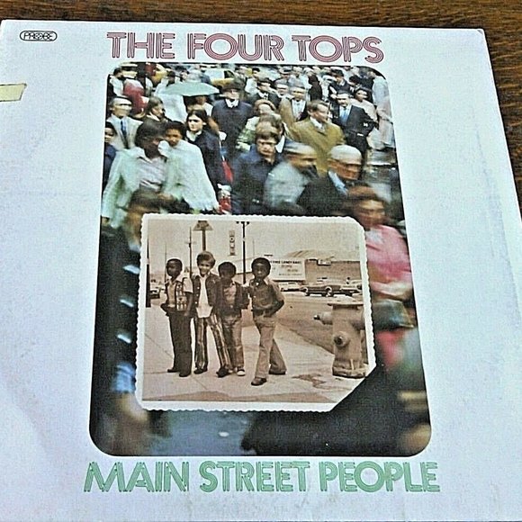 Vintage Vinyl LP The Four Tops - Main Street People Soul Record UK 1973 Music - Picture 10 of 16